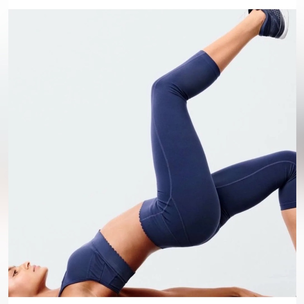 JCrew X New Balance Cropped Navy Leggings